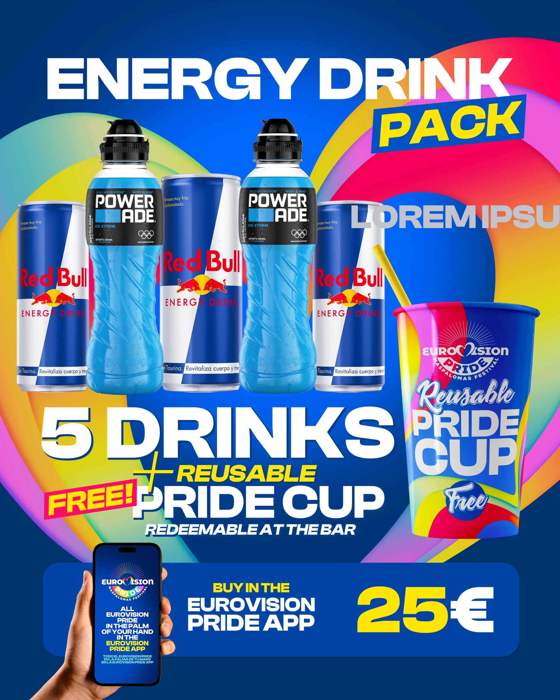 5-Pack Energy Drinks
