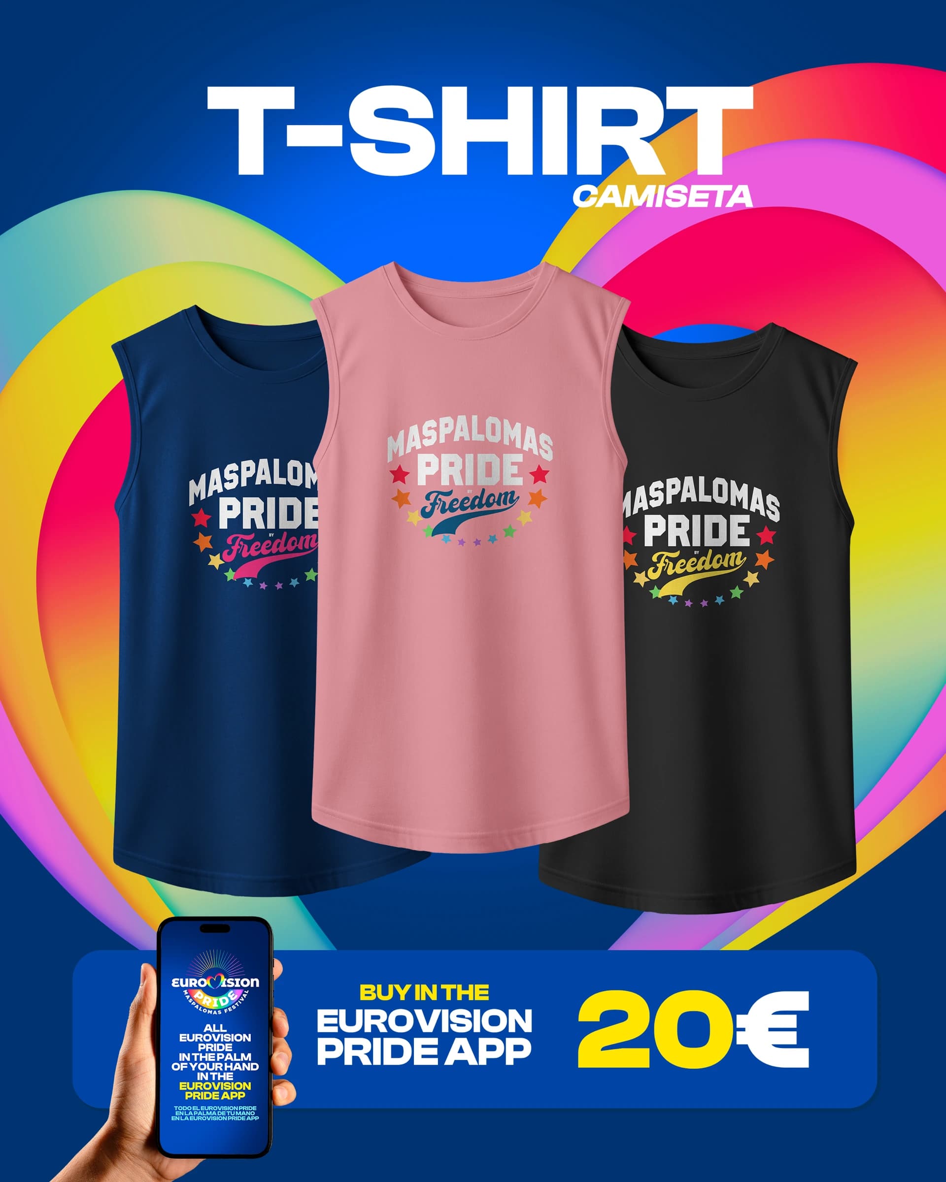 Offizielles Maspalomas Pride T-Shirt