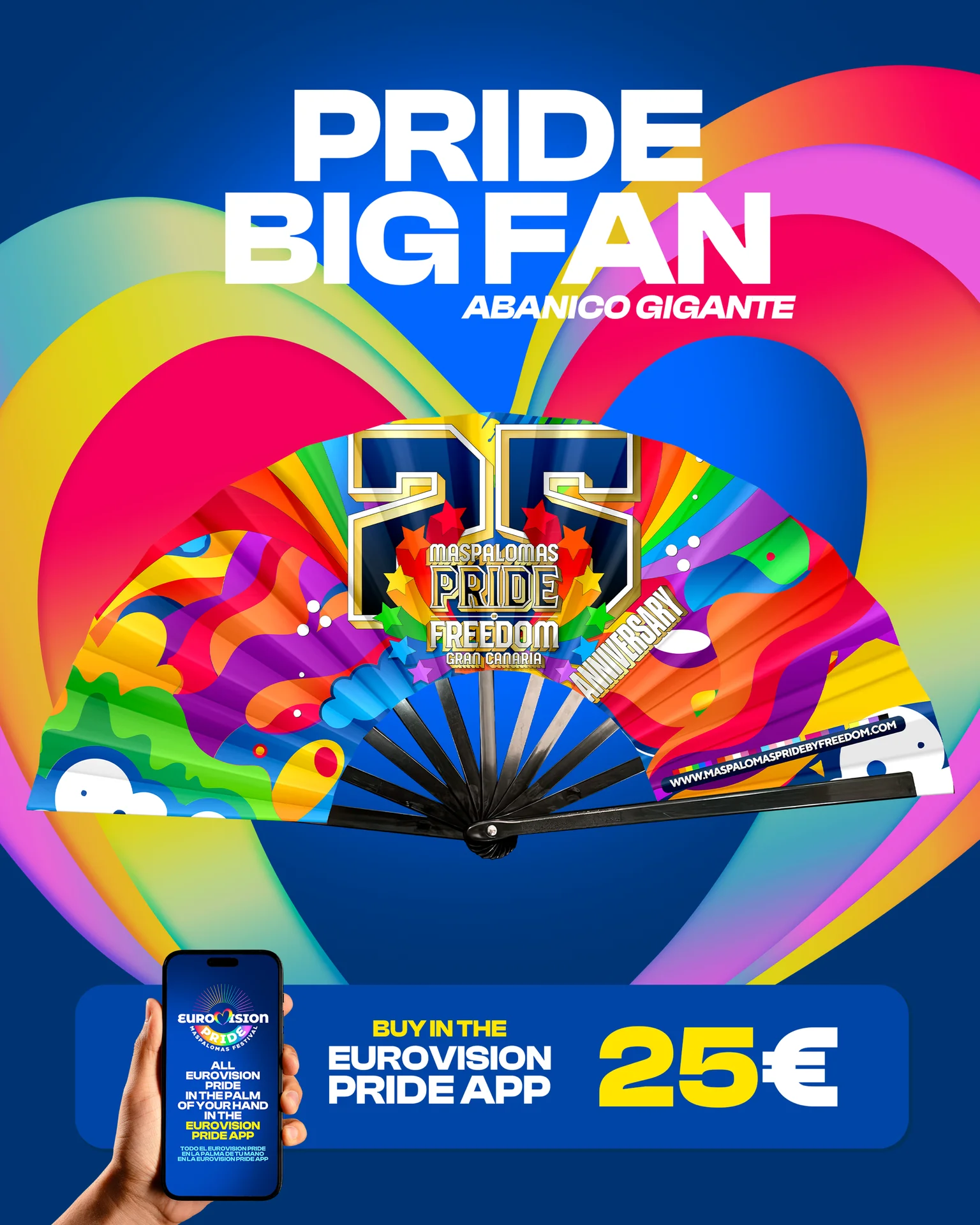Pride Big Fan · Abanico Gigant